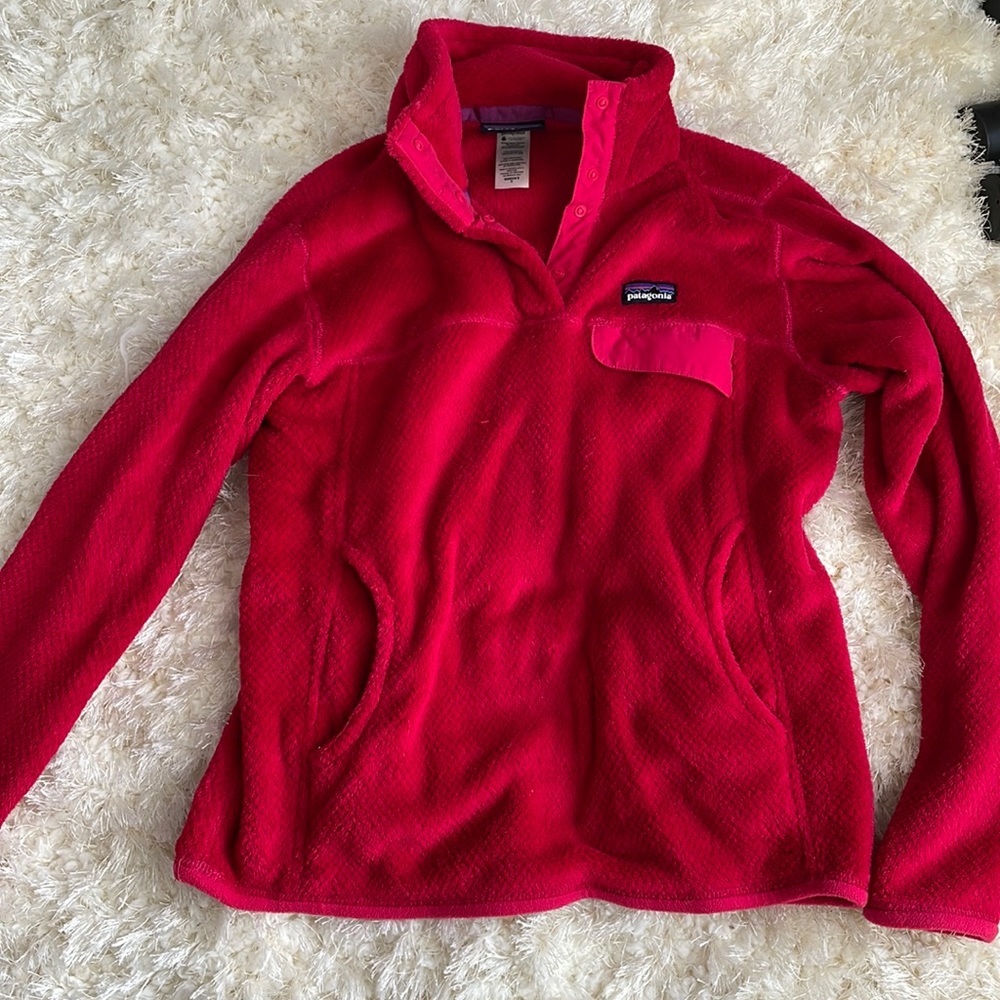 Pink/Red Patagonia Fleece